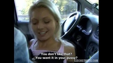 blonde caught masturbating street