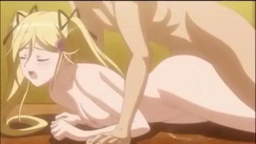 Blonde girl fucked hard Hentai anime