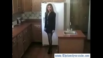 porn milf completely undresses front stepson