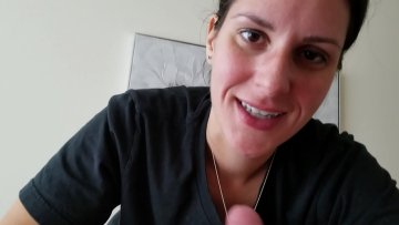 Horny Wife's Skilled Blowjob